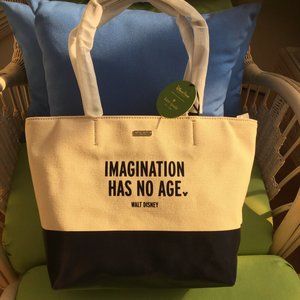 NWT KATE SPADE DISNEY IMAGINATION HAS NO AGE CANVAS TOTE